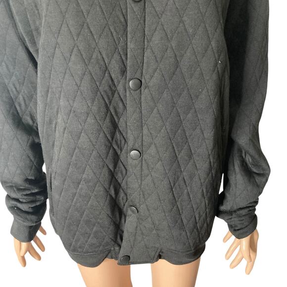 Sovereign Code Jacket Mens Large Princeton Mens Black Quilted Snap Front New - Picture 4 of 16